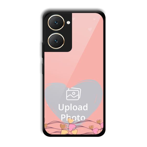 Small Hearts Customized Printed Back Cover for Vivo Y18e