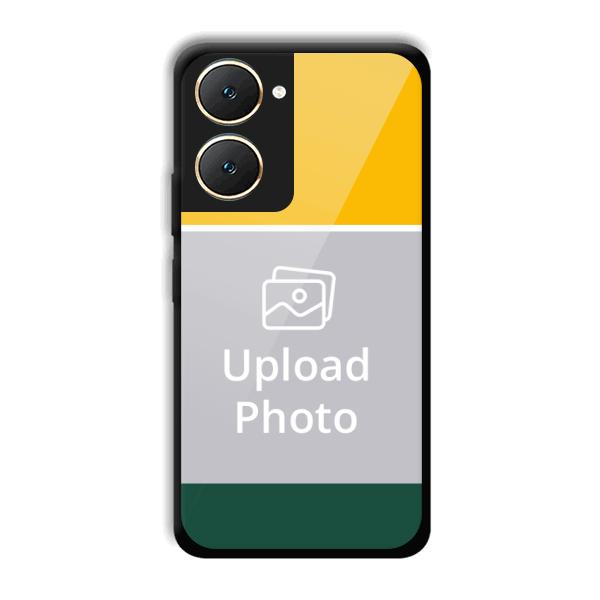 Yellow Green Customized Printed Back Cover for Vivo Y18e