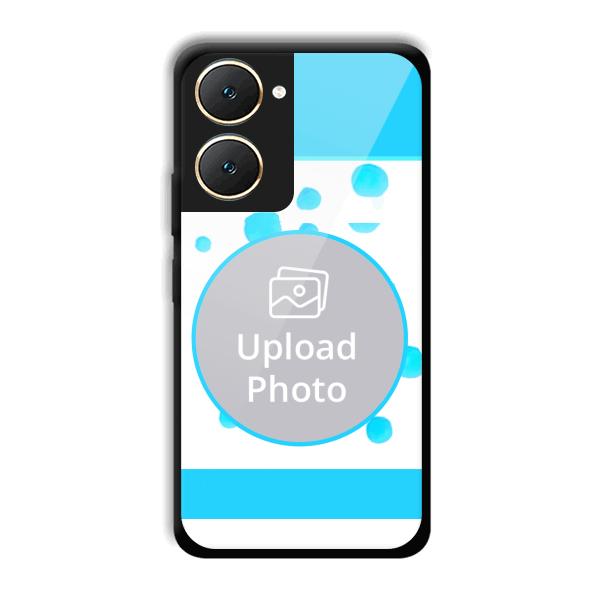 Bluish Customized Printed Back Cover for Vivo Y18e