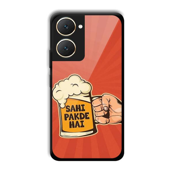 Sahi Pakde Hai Phone Customized Printed Back Cover for Vivo Y18e