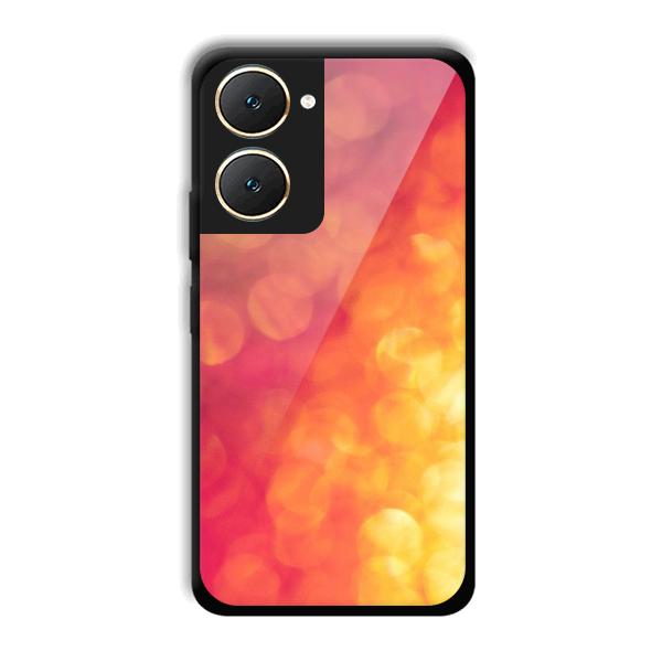 Red Orange Phone Customized Printed Back Cover for Vivo Y18e