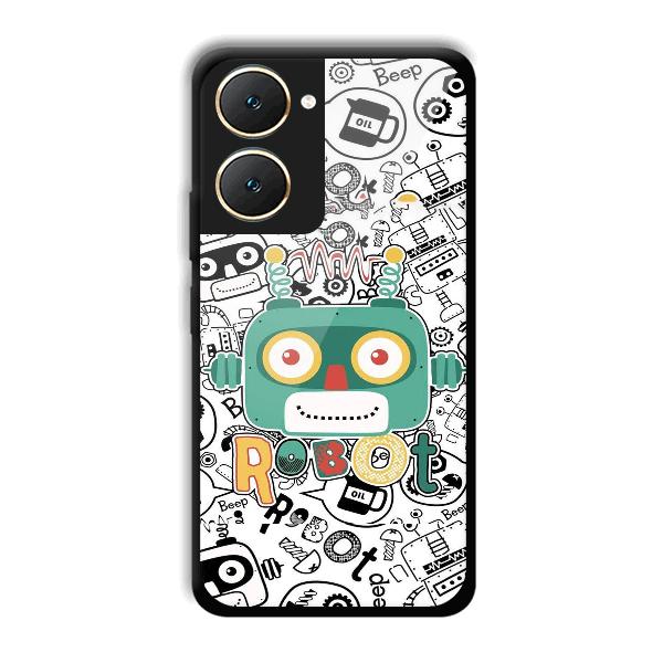 Animated Robot Phone Customized Printed Back Cover for Vivo Y18e