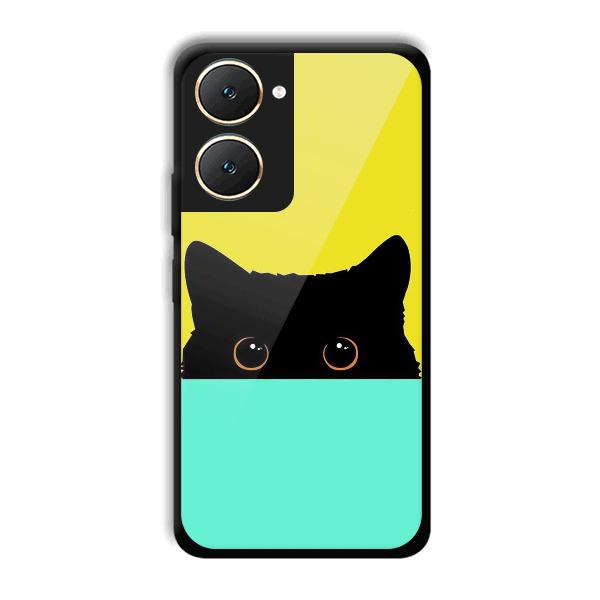 Black Cat Phone Customized Printed Back Cover for Vivo Y18e