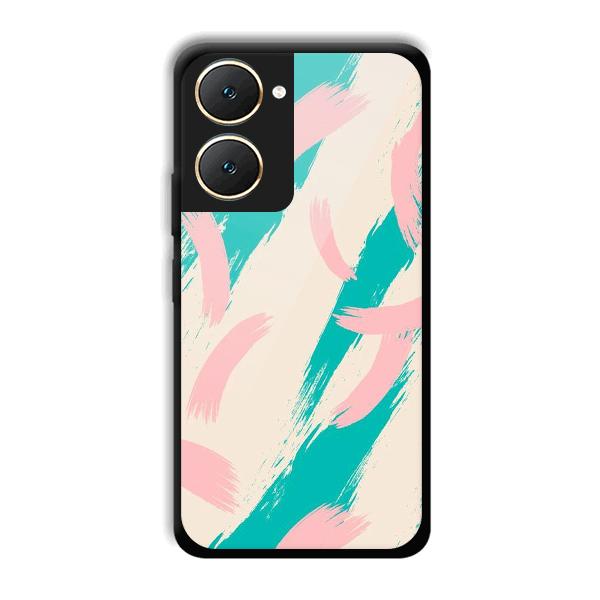 Pinkish Blue Phone Customized Printed Back Cover for Vivo Y18e