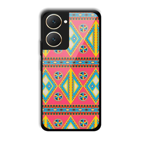 Colorful Rhombus Phone Customized Printed Back Cover for Vivo Y18e