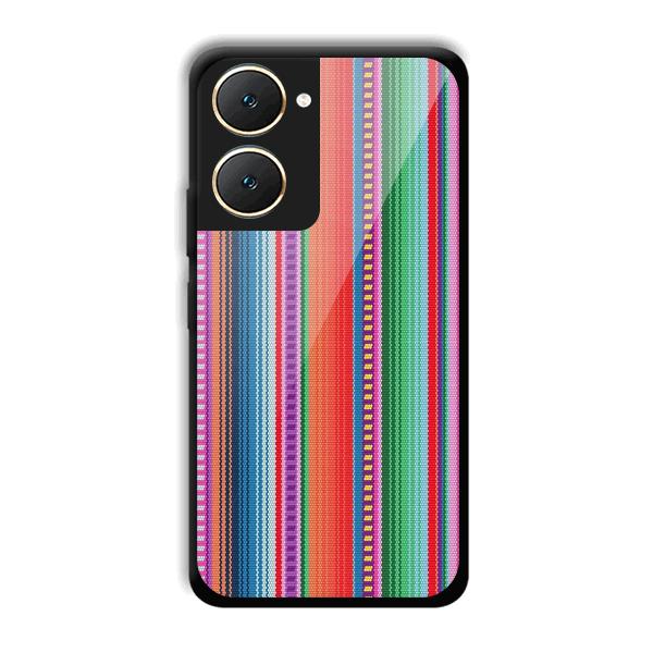 Fabric Pattern Phone Customized Printed Back Cover for Vivo Y18e