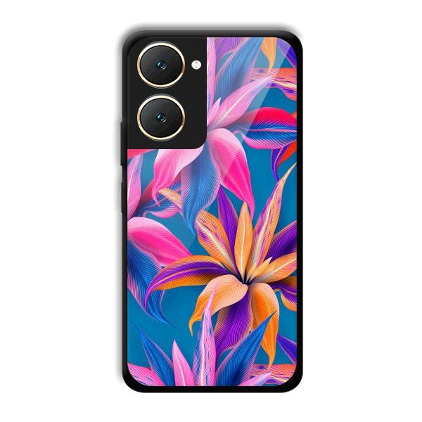 Aqautic Flowers Phone Customized Printed Back Cover for Vivo Y18e