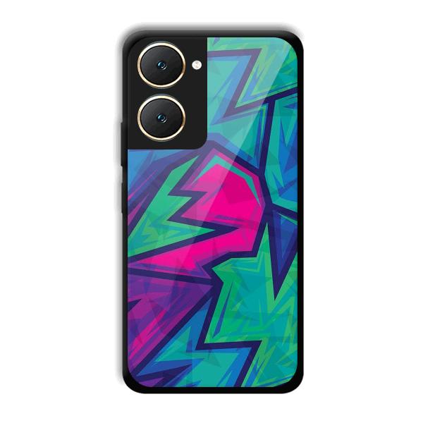 Dark Pink Design Phone Customized Printed Back Cover for Vivo Y18e