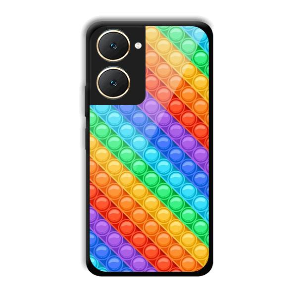 Colorful Circles Phone Customized Printed Back Cover for Vivo Y18e