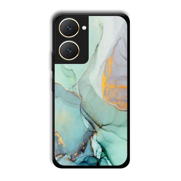 Green Marble Phone Customized Printed Back Cover for Vivo Y18e