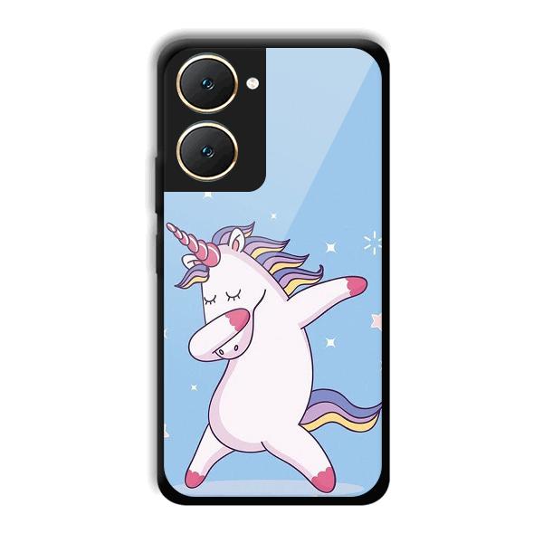 Unicorn Dab Phone Customized Printed Back Cover for Vivo Y18e