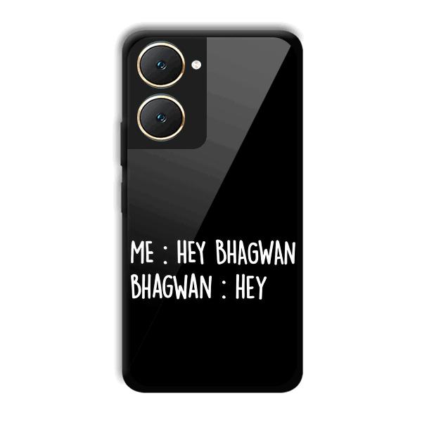Hey Bhagwan Phone Customized Printed Back Cover for Vivo Y18e