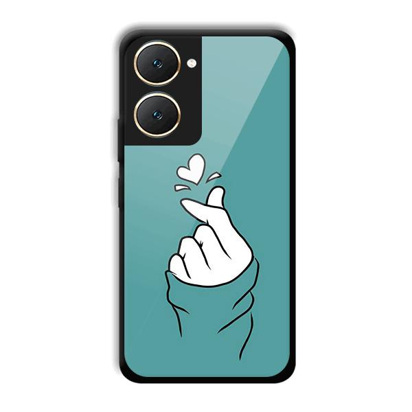 Korean Love Design Phone Customized Printed Back Cover for Vivo Y18e