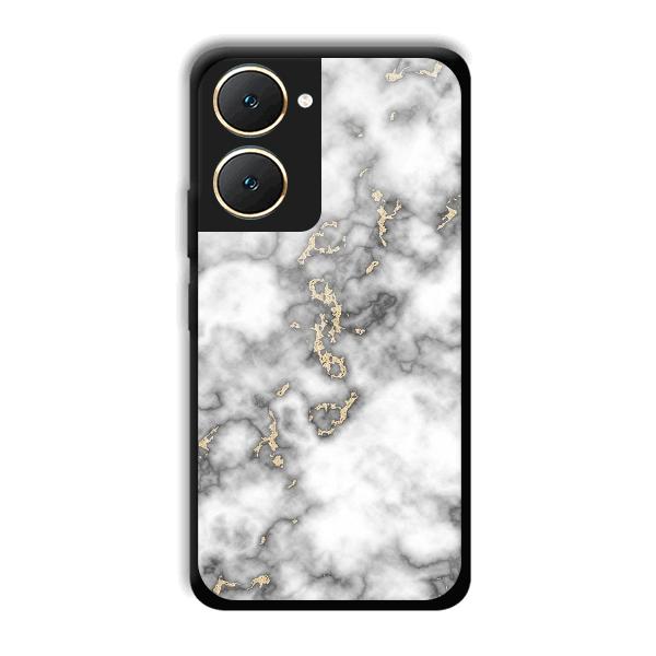 Grey White Design Phone Customized Printed Back Cover for Vivo Y18e