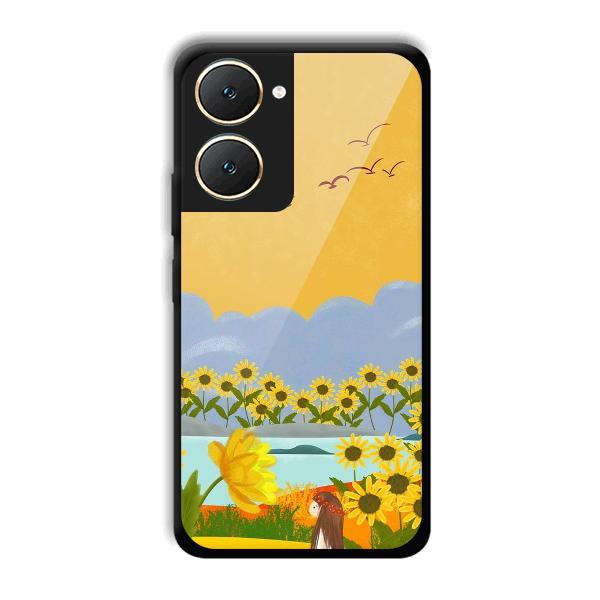 Girl in the Scenery Phone Customized Printed Back Cover for Vivo Y18e