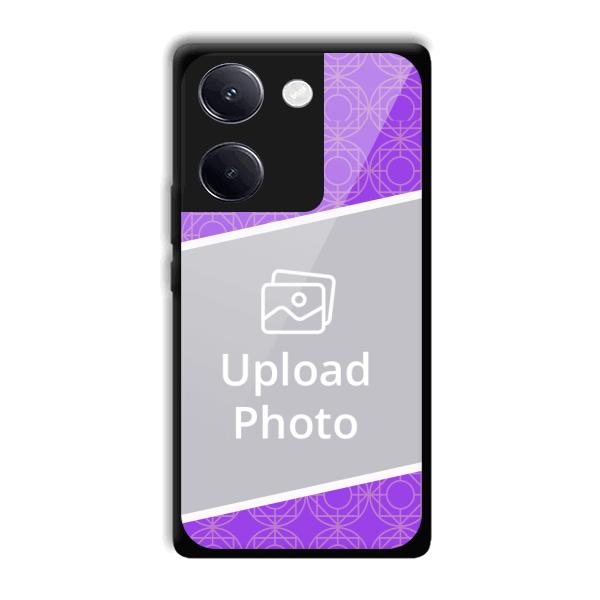 Purple Design Customized Printed Back Cover for Vivo Y200 Pro 5G