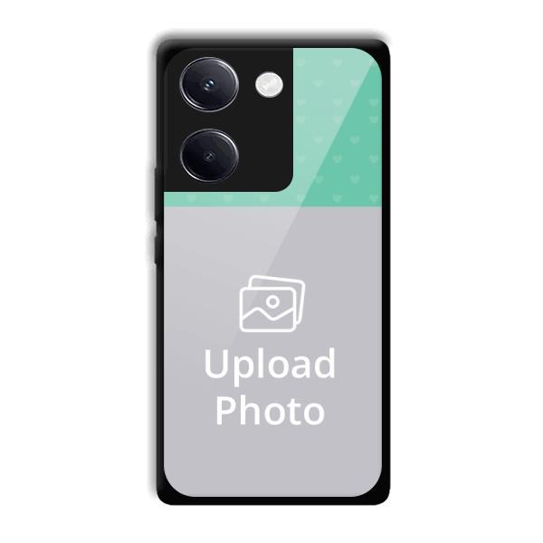 Green Hearts Customized Printed Back Cover for Vivo Y200 Pro 5G