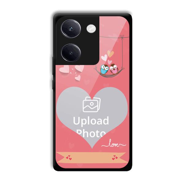 Love Birds Design Customized Printed Back Cover for Vivo Y200 Pro 5G