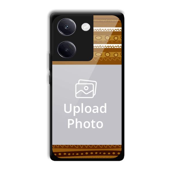 Brown Lines Customized Printed Back Cover for Vivo Y200 Pro 5G