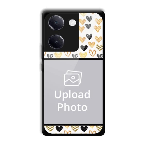 Small Hearts Customized Printed Back Cover for Vivo Y200 Pro 5G