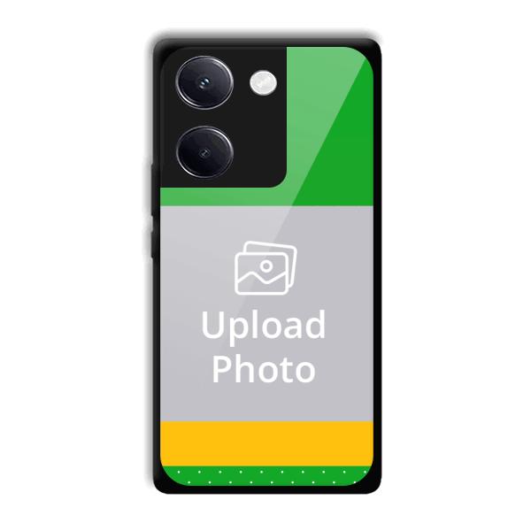 Green Yellow Customized Printed Back Cover for Vivo Y200 Pro 5G