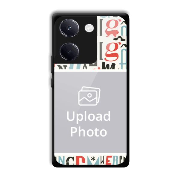 Alphabets Customized Printed Back Cover for Vivo Y200 Pro 5G
