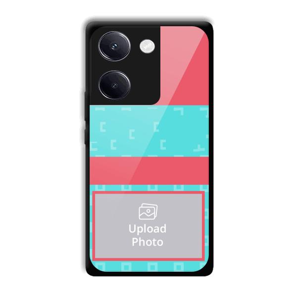 Bluish Pattern Customized Printed Back Cover for Vivo Y200 Pro 5G