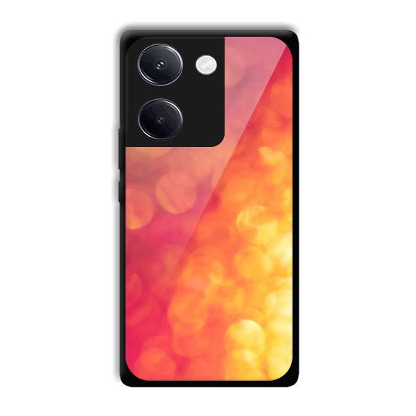 Red Orange Phone Customized Printed Back Cover for Vivo Y200 Pro 5G