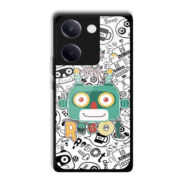 Animated Robot Phone Customized Printed Back Cover for Vivo Y200 Pro 5G