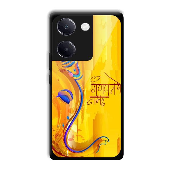 Ganpathi Prayer Phone Customized Printed Back Cover for Vivo Y200 Pro 5G