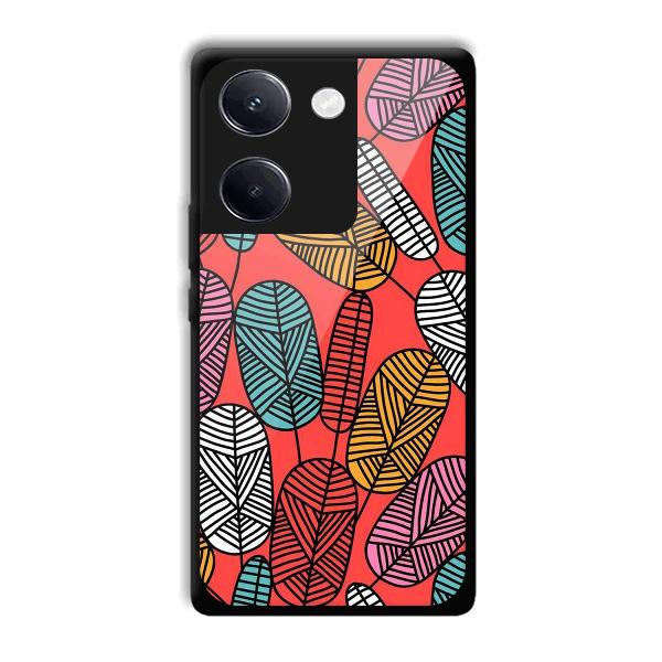 Lines and Leaves Phone Customized Printed Back Cover for Vivo Y200 Pro 5G