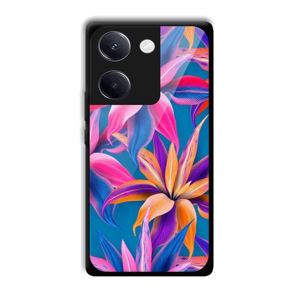 Aqautic Flowers Phone Customized Printed Back Cover for Vivo Y200 Pro 5G