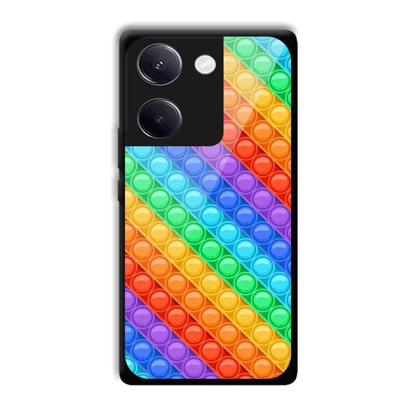 Colorful Circles Phone Customized Printed Back Cover for Vivo Y200 Pro 5G