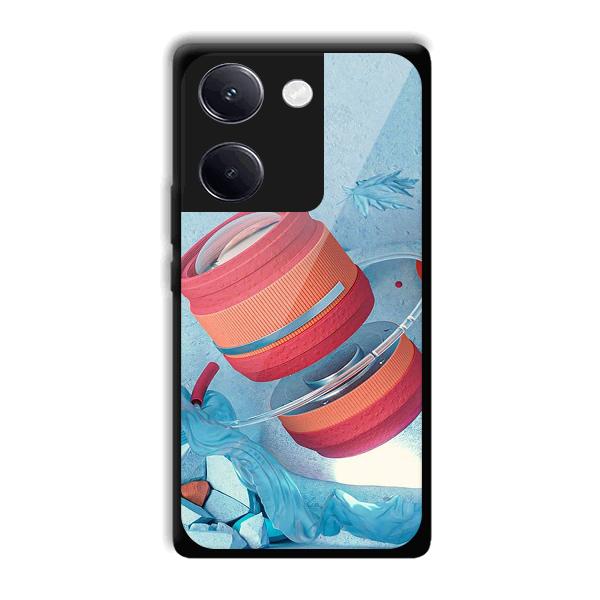 Blue Design Phone Customized Printed Back Cover for Vivo Y200 Pro 5G