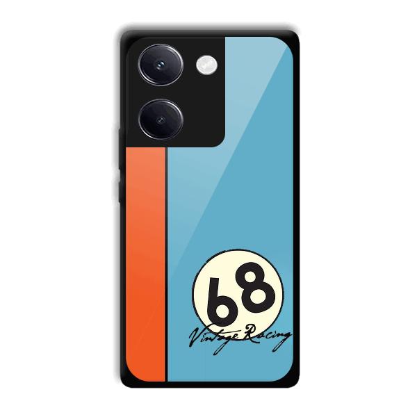 Vintage Racing Phone Customized Printed Back Cover for Vivo Y200 Pro 5G