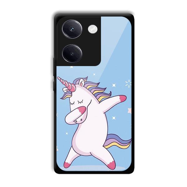 Unicorn Dab Phone Customized Printed Back Cover for Vivo Y200 Pro 5G