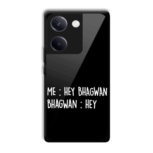 Hey Bhagwan Phone Customized Printed Back Cover for Vivo Y200 Pro 5G