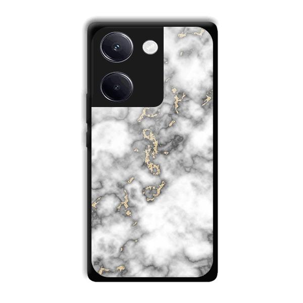 Grey White Design Phone Customized Printed Back Cover for Vivo Y200 Pro 5G