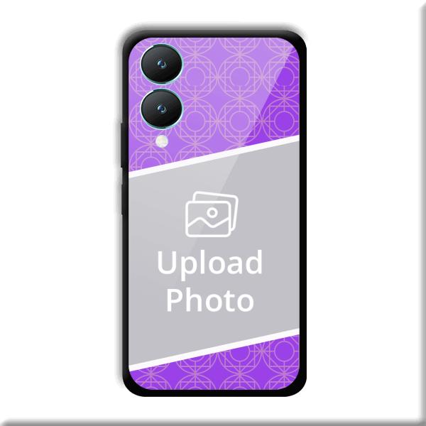 Purple Design Customized Printed Back Cover for Vivo Y28 5G
