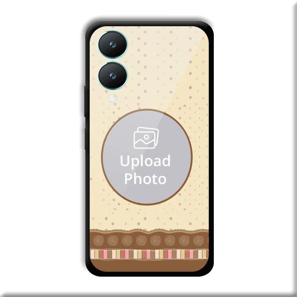 Brown Design Customized Printed Back Cover for Vivo Y28 5G