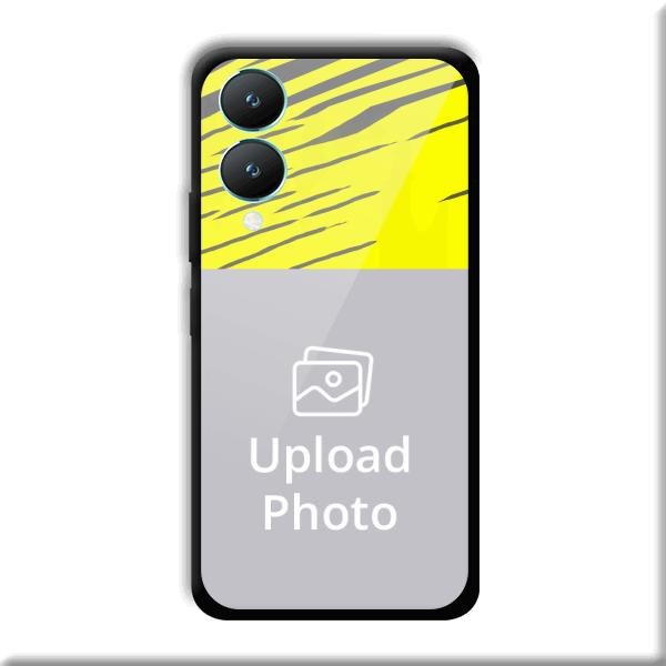 Yellow Lines Customized Printed Back Cover for Vivo Y28 5G