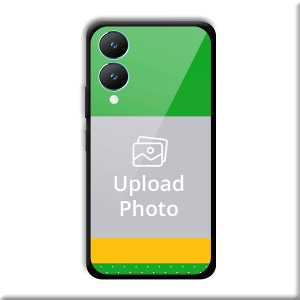 Green Yellow Customized Printed Back Cover for Vivo Y28 5G