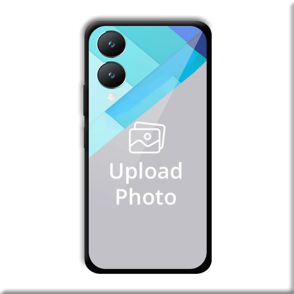 Bluish Patterns Customized Printed Back Cover for Vivo Y28 5G