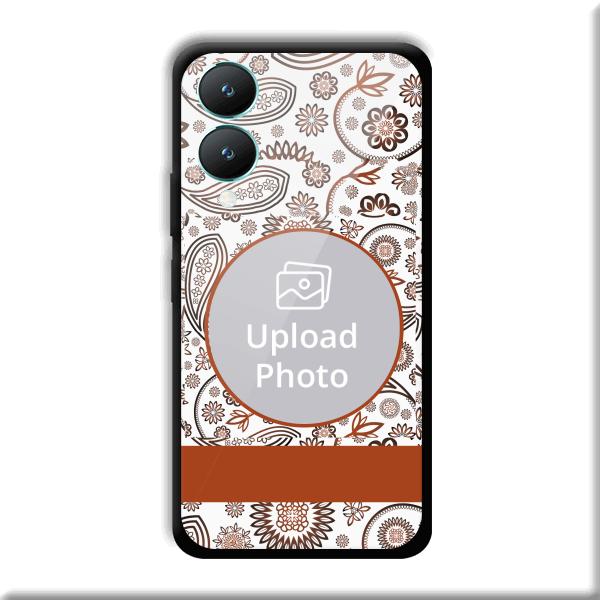 Henna Art Customized Printed Back Cover for Vivo Y28 5G