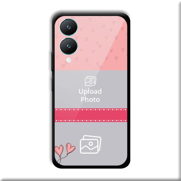 Pinkish Design Customized Printed Back Cover for Vivo Y28 5G
