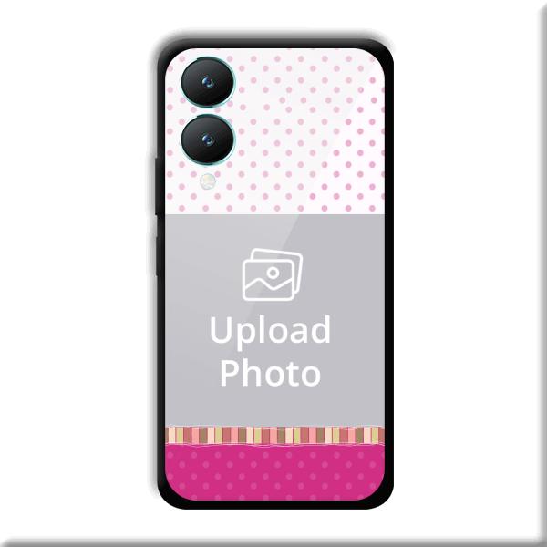 Baby Pink Design Customized Printed Back Cover for Vivo Y28 5G