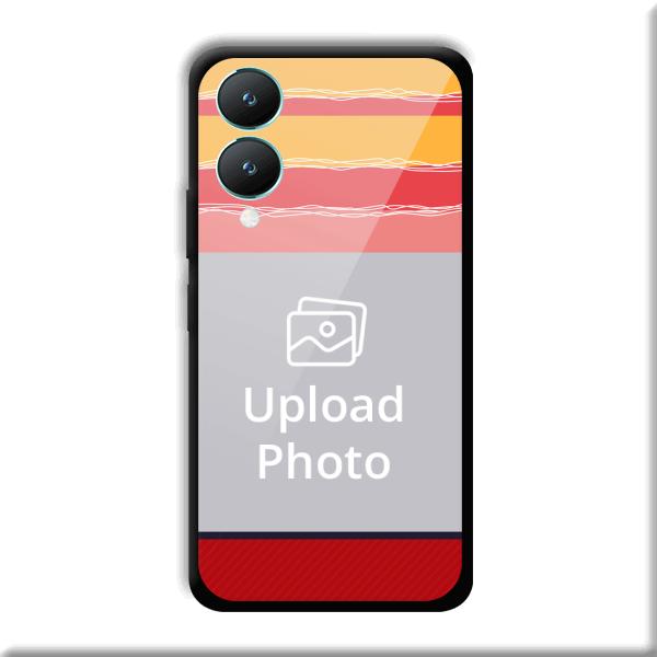 Yellow Pink Customized Printed Back Cover for Vivo Y28 5G