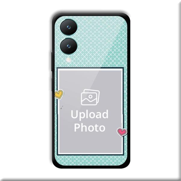 Sky Blue Customized Printed Back Cover for Vivo Y28 5G