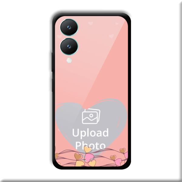 Small Hearts Customized Printed Back Cover for Vivo Y28 5G