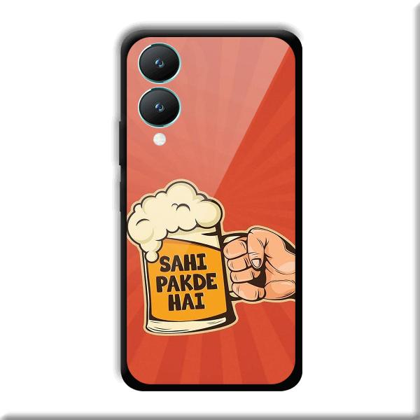 Sahi Pakde Hai Phone Customized Printed Back Cover for Vivo Y28 5G